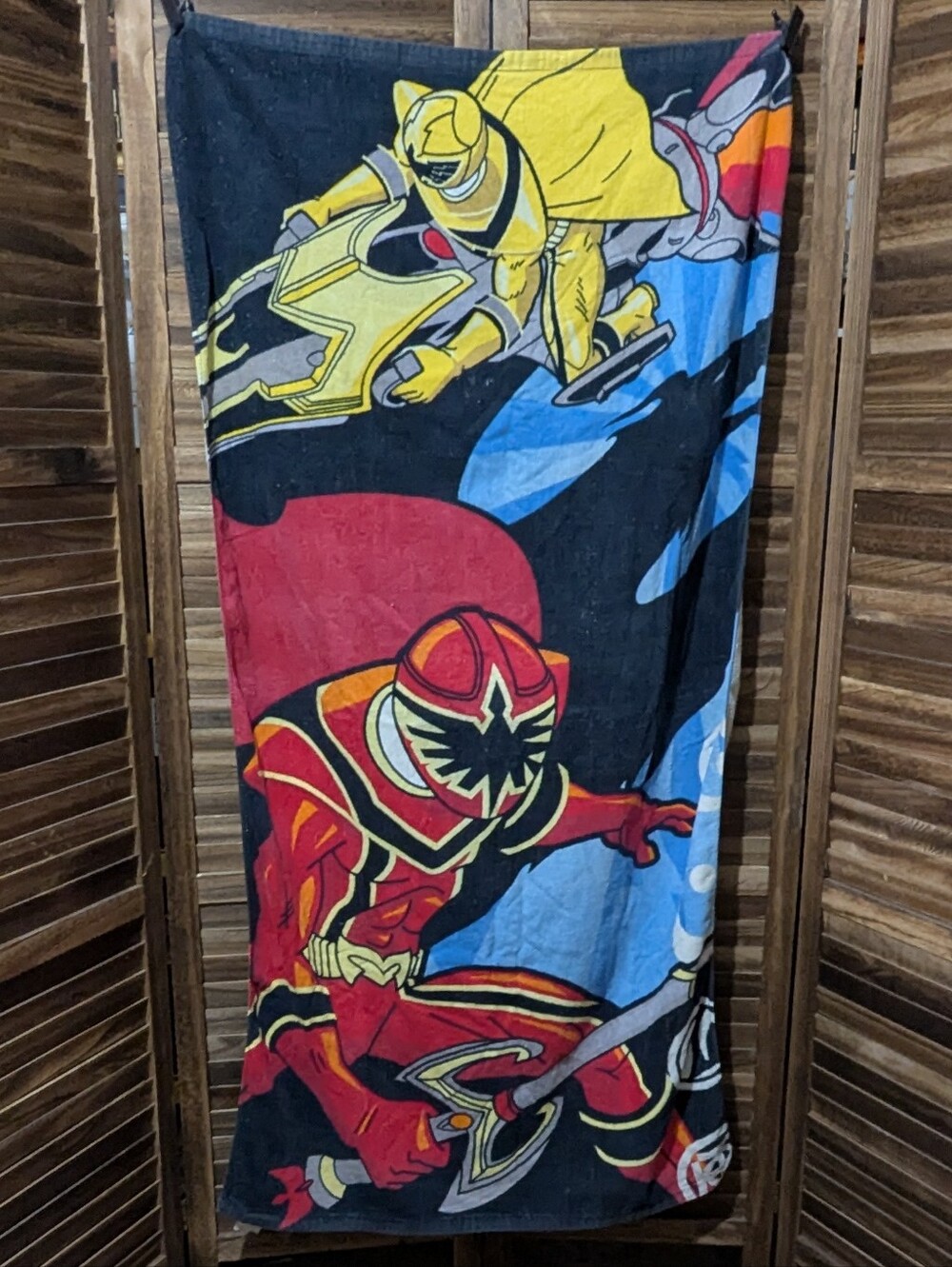 Vintage Disney Store Power Rangers Mystic Force Beach Towel